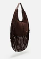 Cartera De Gamuza Flecos Boho - Miniatura 7