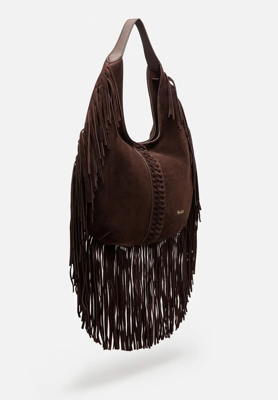 Cartera De Gamuza Flecos Boho 7