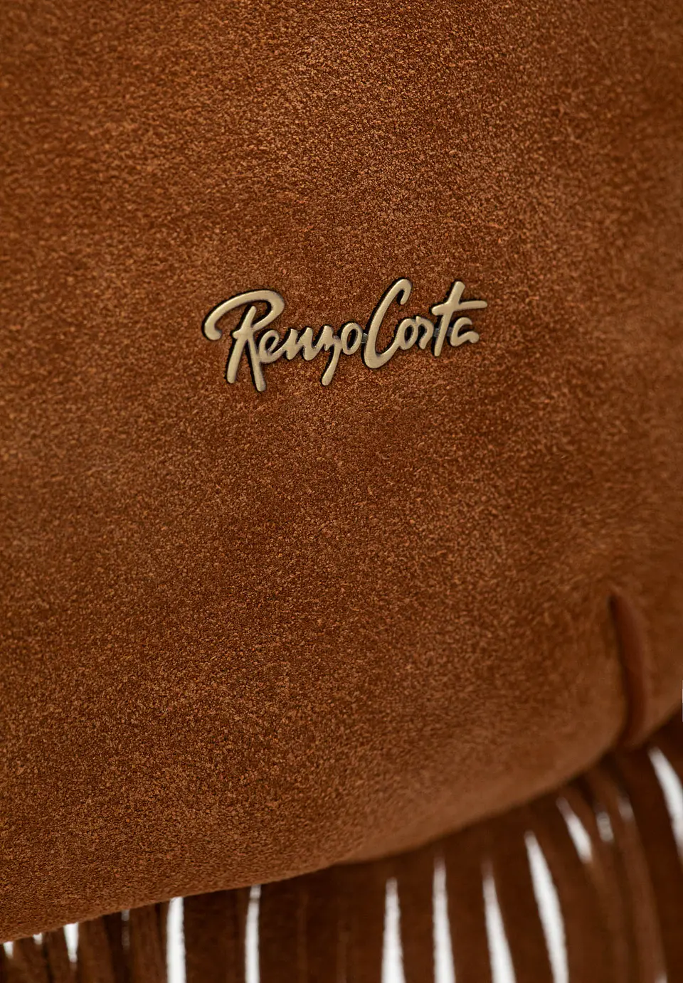 Cartera De Gamuza Flecos Boho 10