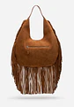 Cartera De Gamuza Flecos Boho - Miniatura 11