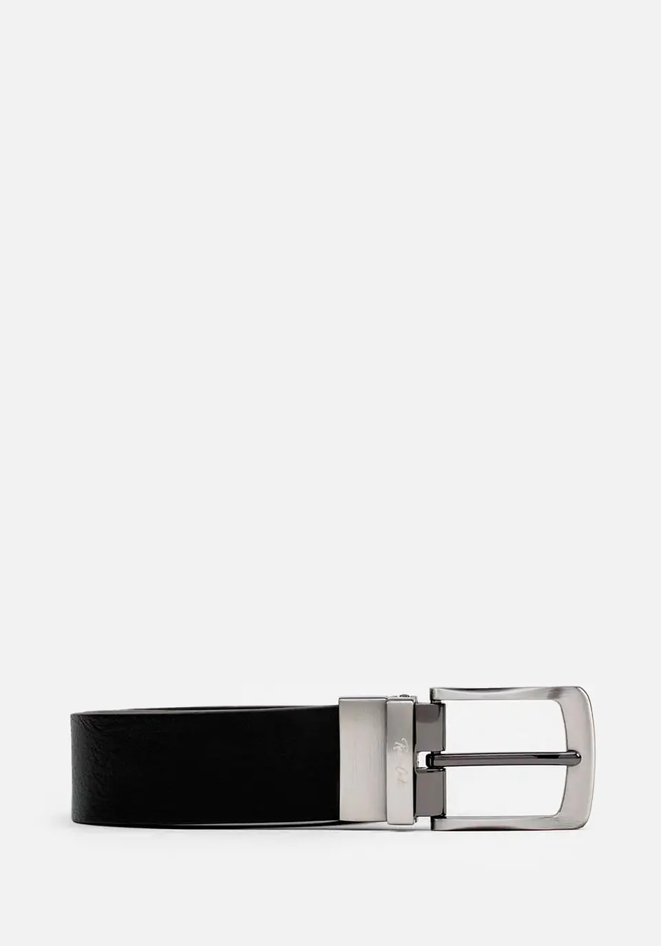 Correa Reversible De Cuero Liso 12