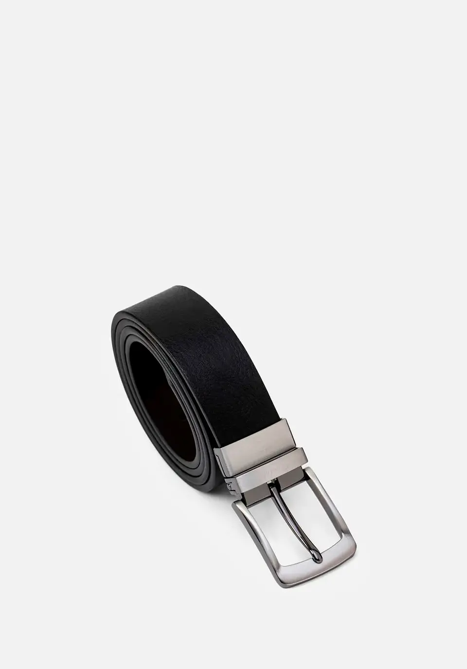 Correa Reversible De Cuero Liso 22