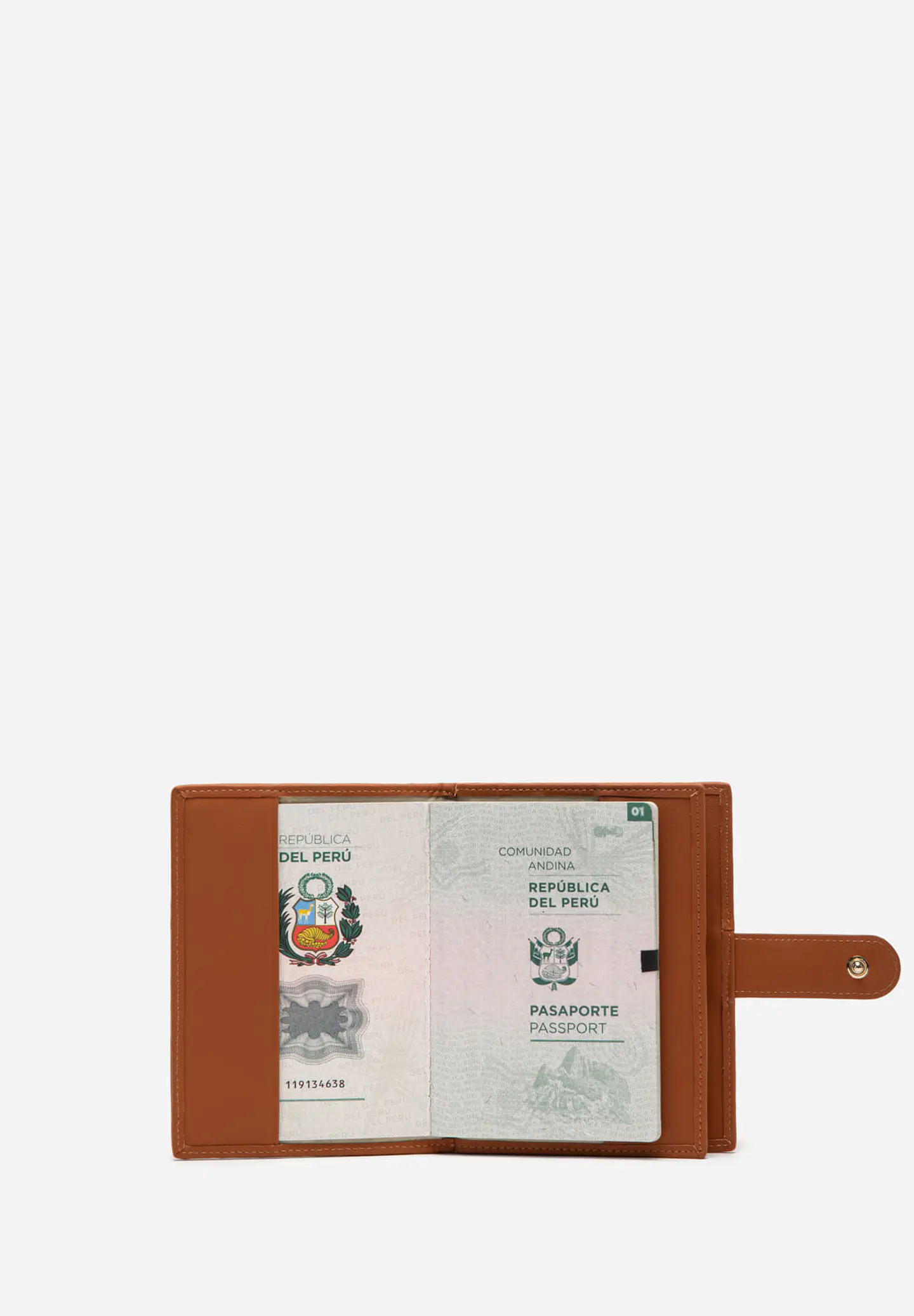 Portapasaporte Cuero Trenzado 4