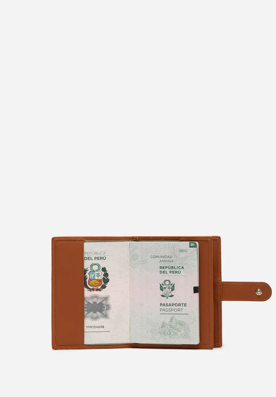 Portapasaporte Cuero Trenzado 4