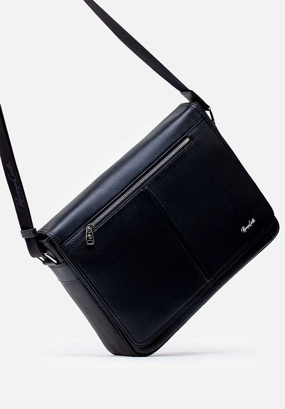 Morral Grande En Cuero Grabado 9