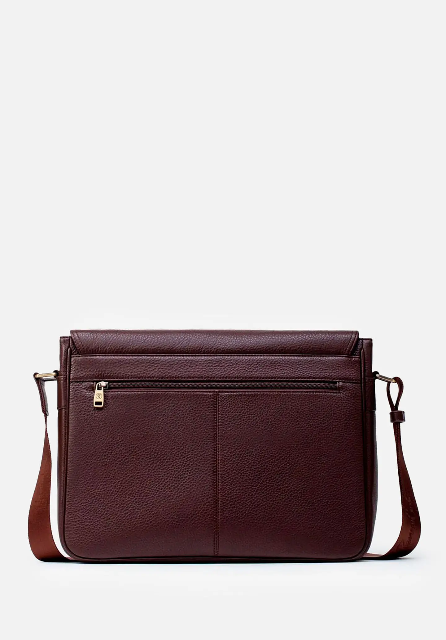 Morral Grande En Cuero Grabado 10