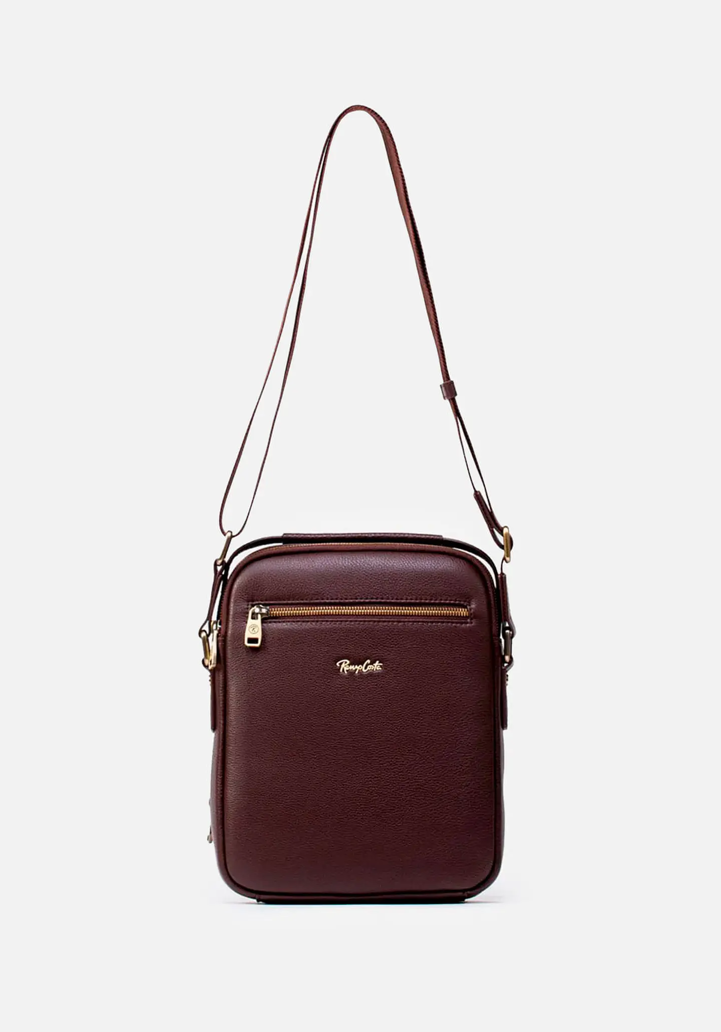 Morral Mediano En Cuero Grabado 10