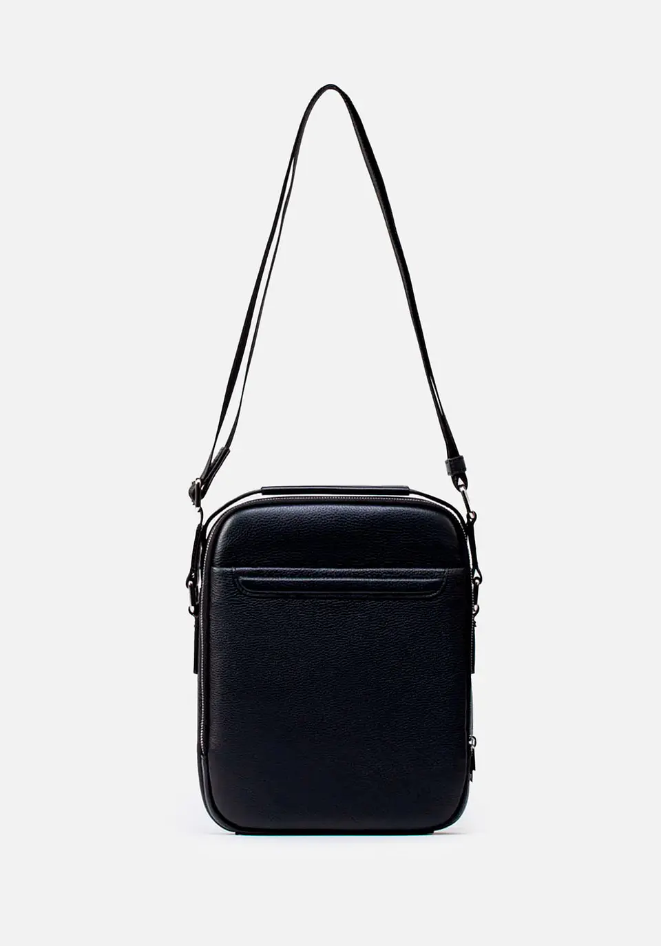 Morral Mediano En Cuero Grabado 11