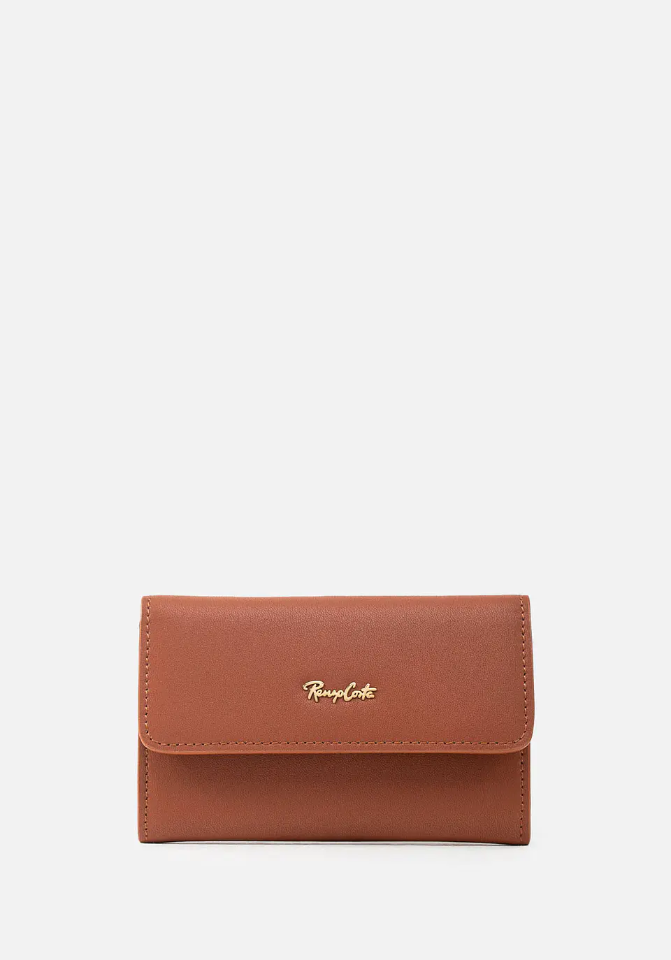 Monedero Clasico De Cuero Color Entero 1