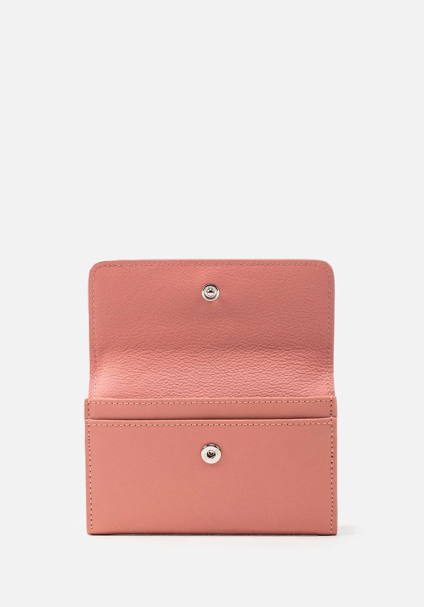 Monedero Clasico De Cuero Color Entero 6