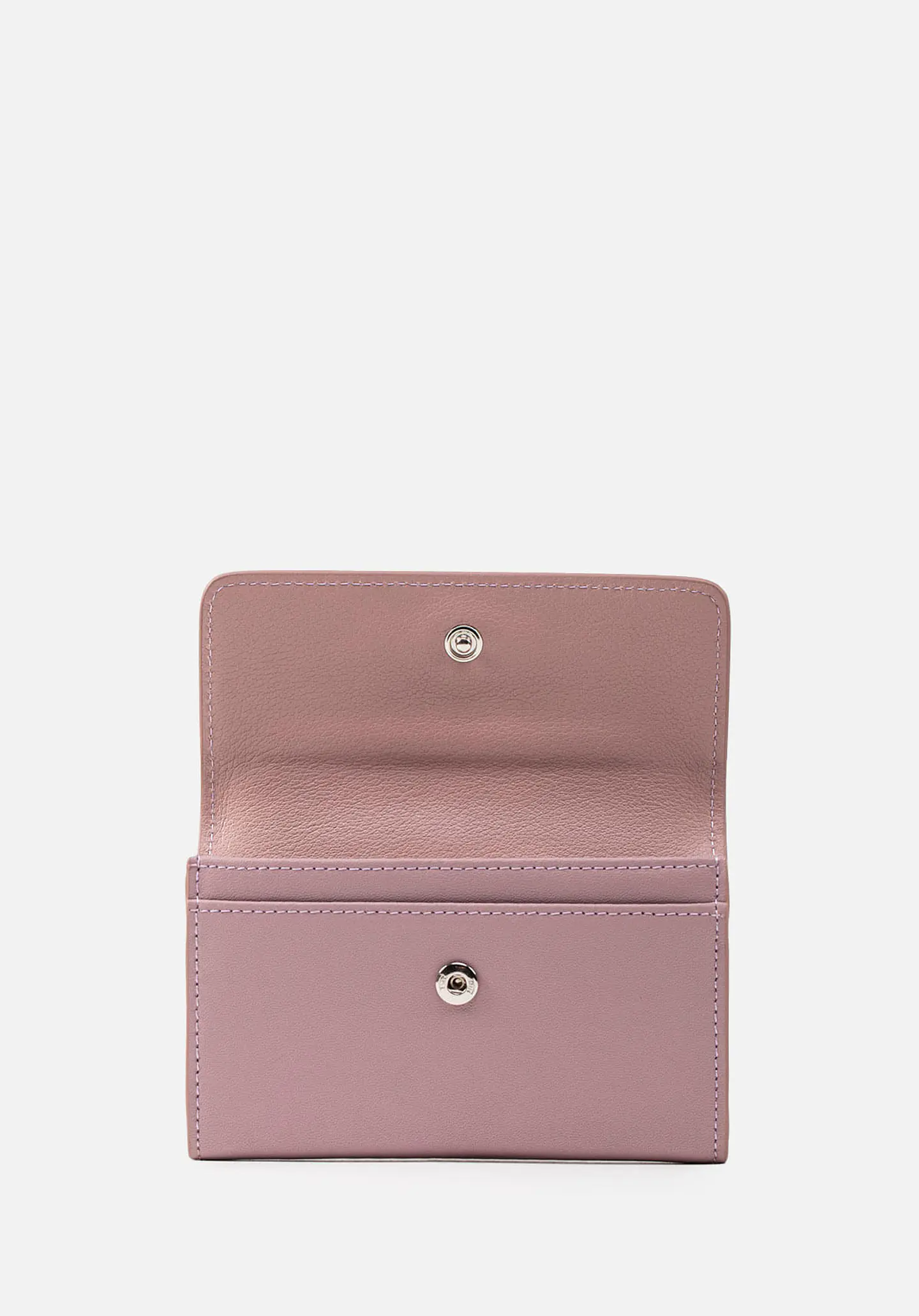 Monedero Clasico De Cuero Color Entero 17