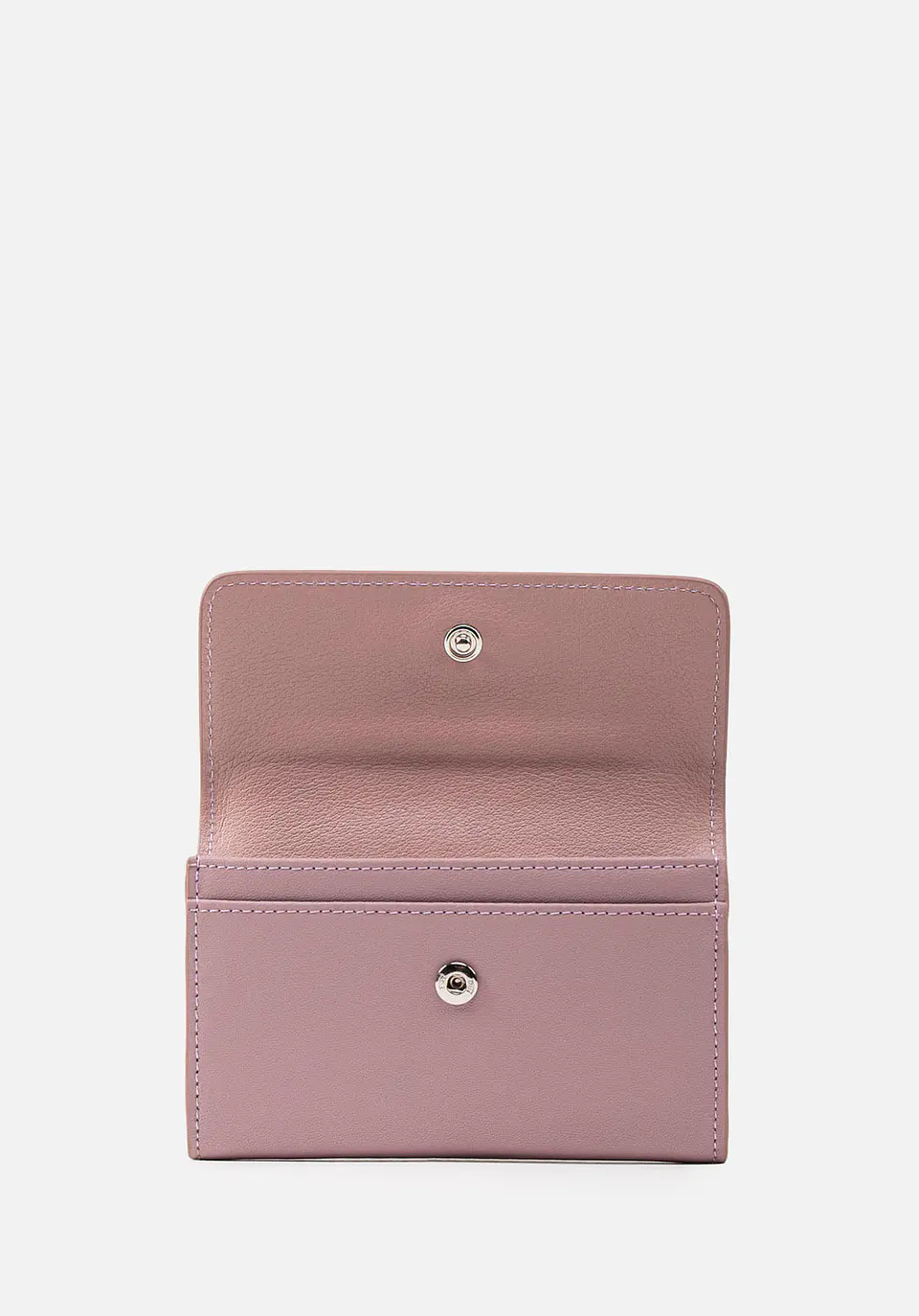 Monedero Clasico De Cuero Color Entero 17