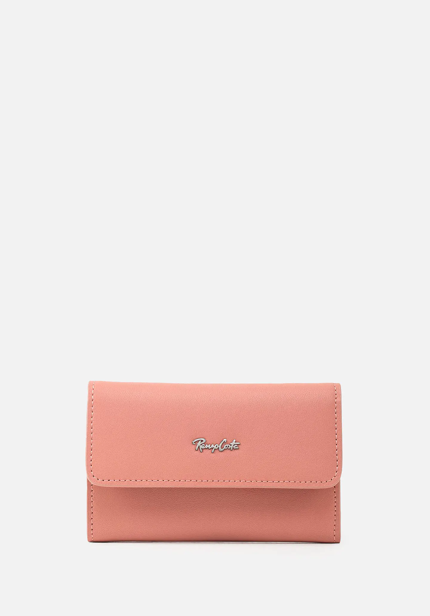Monedero Clasico De Cuero Color Entero 18