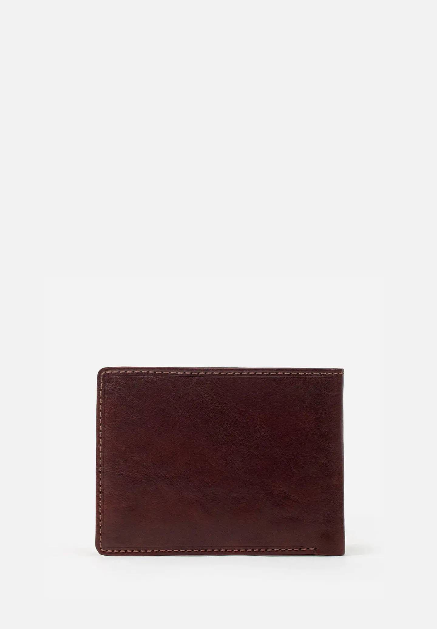 Billetera De Estilo Clásico  En Cuero Italiano 2