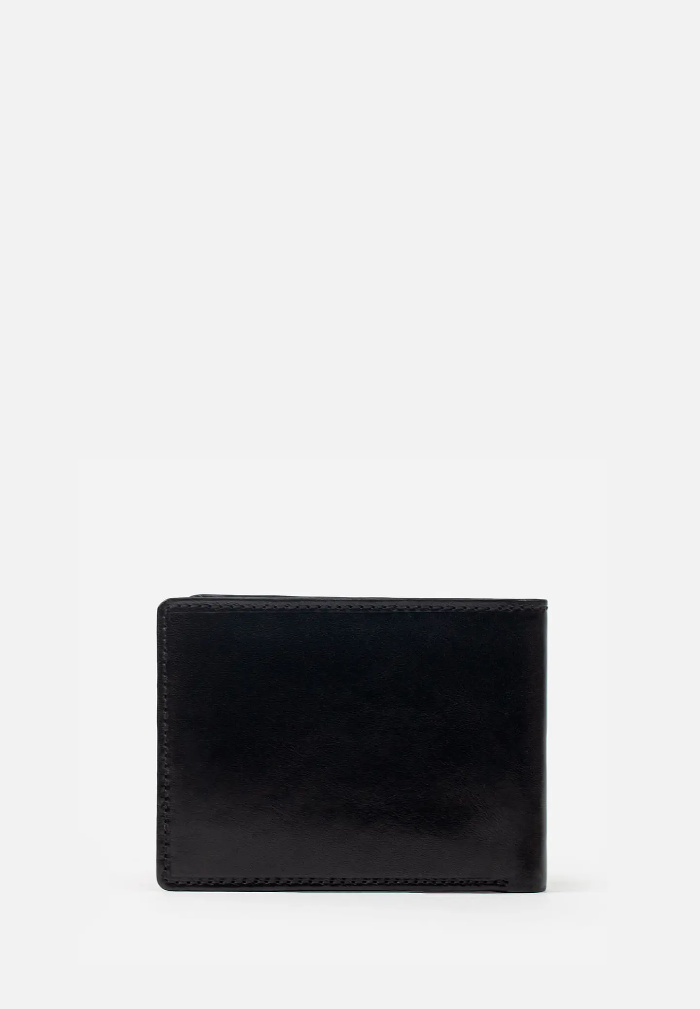 Billetera De Estilo Clásico  En Cuero Italiano 11