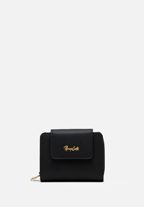 Billetera Cuero Zip Pocket