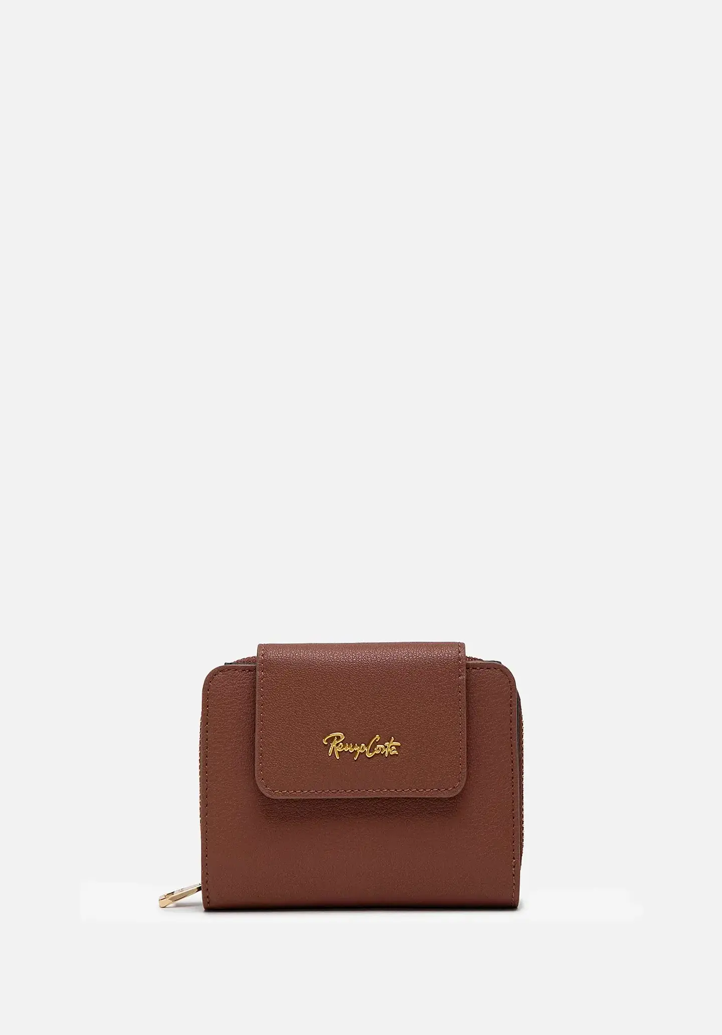 Billetera Cuero Zip Pocket 15