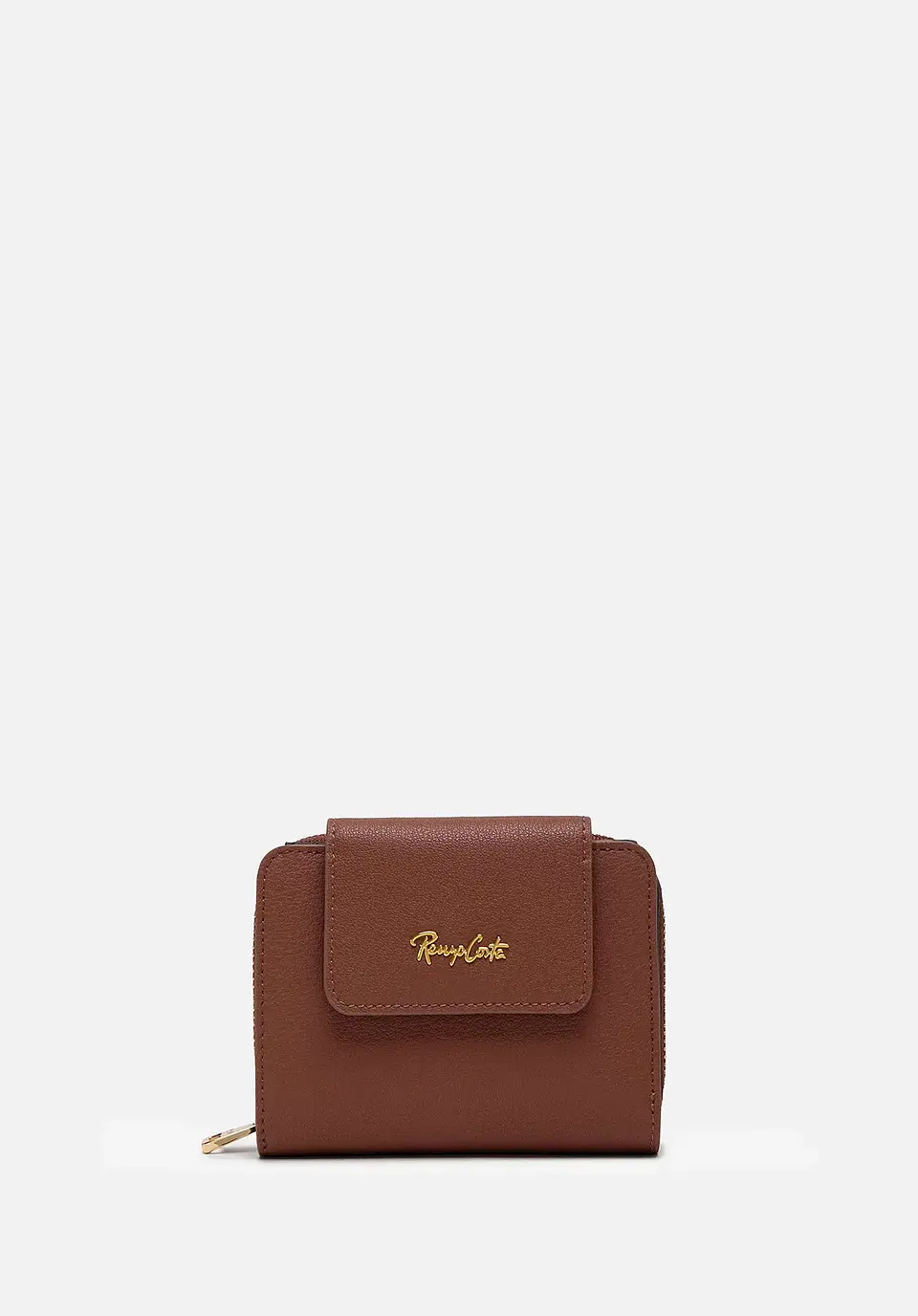 Billetera Cuero Zip Pocket 15