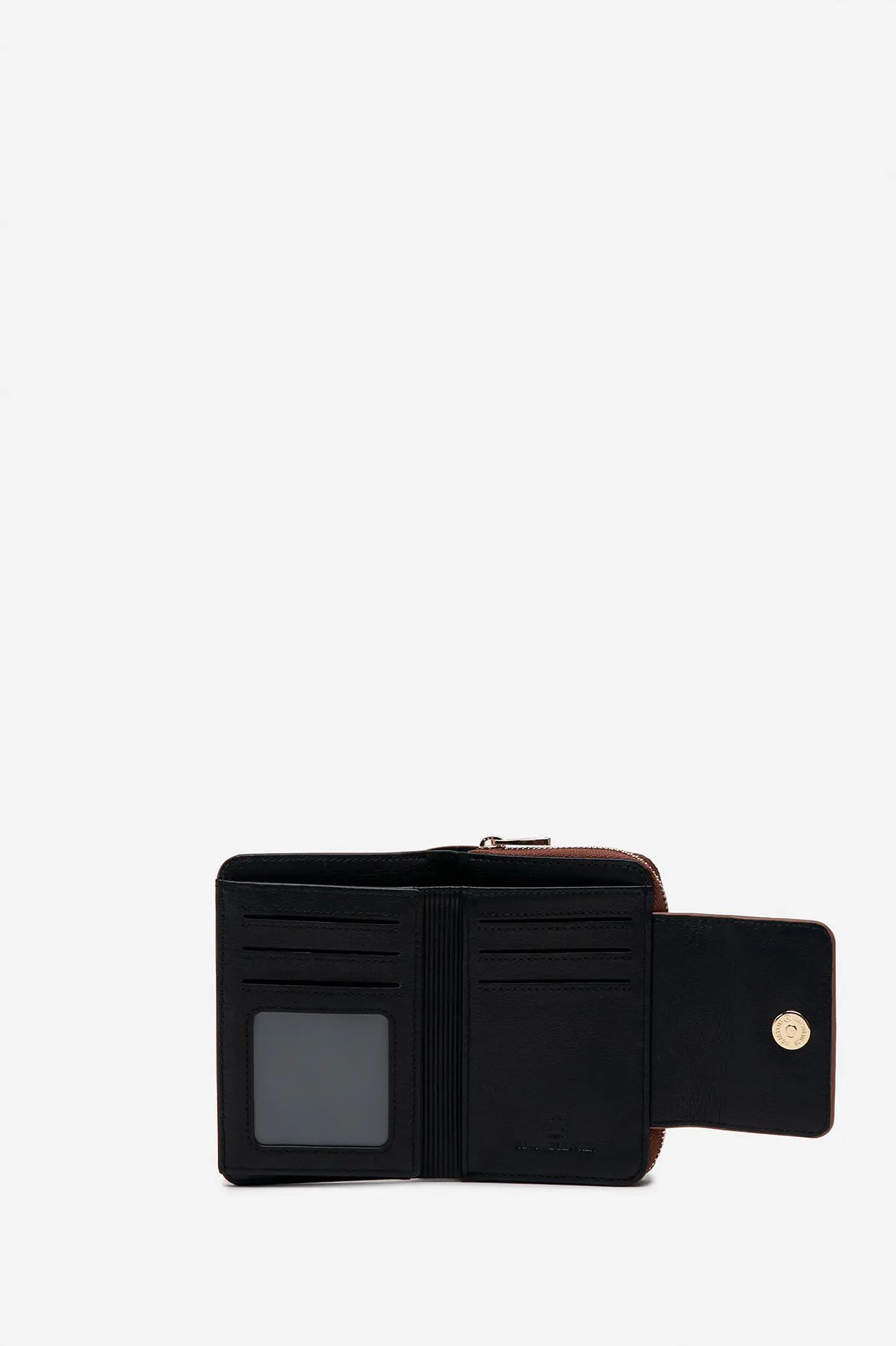 Billetera Cuero Zip Pocket 20