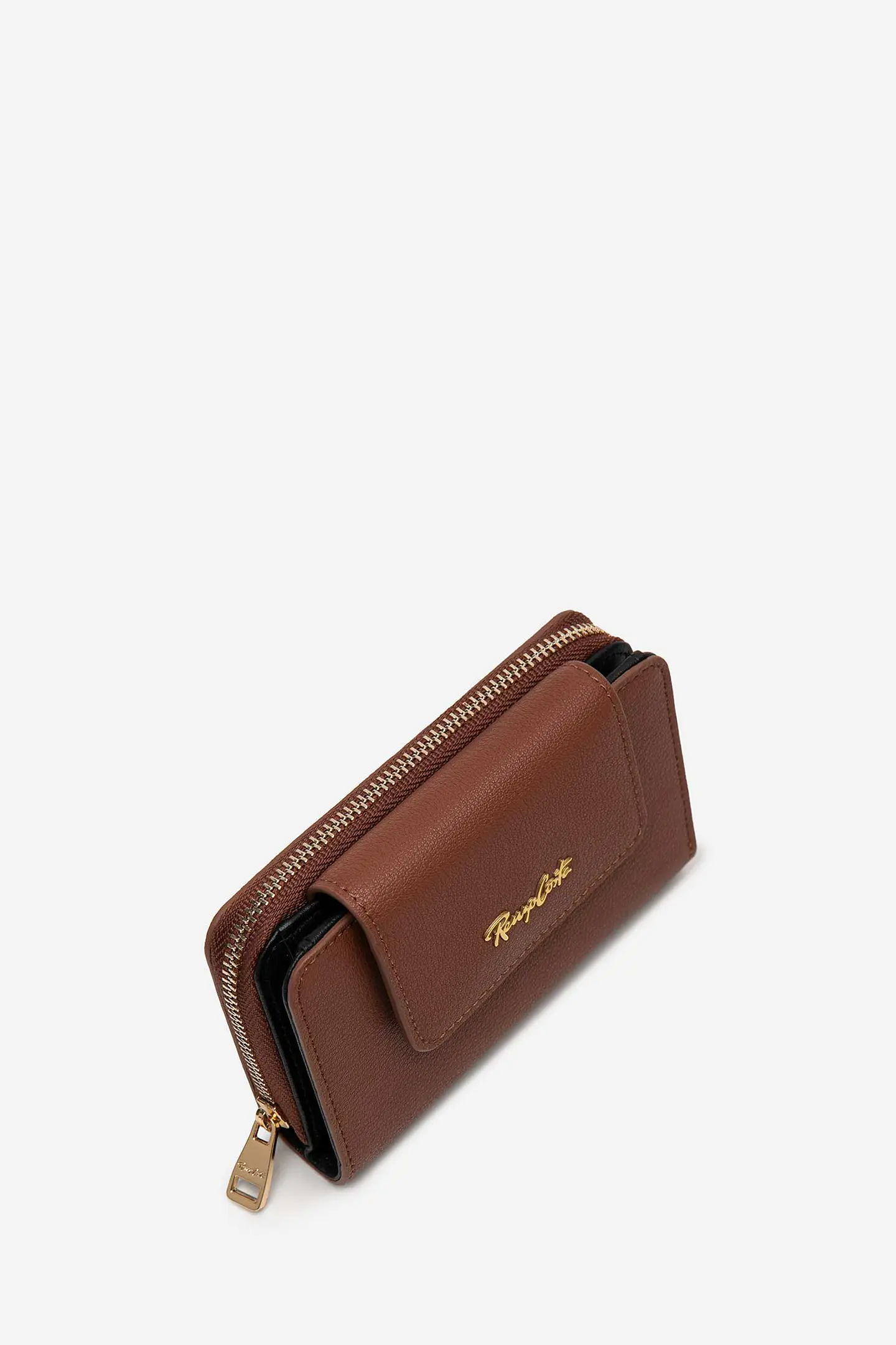 Billetera Cuero Zip Pocket 25