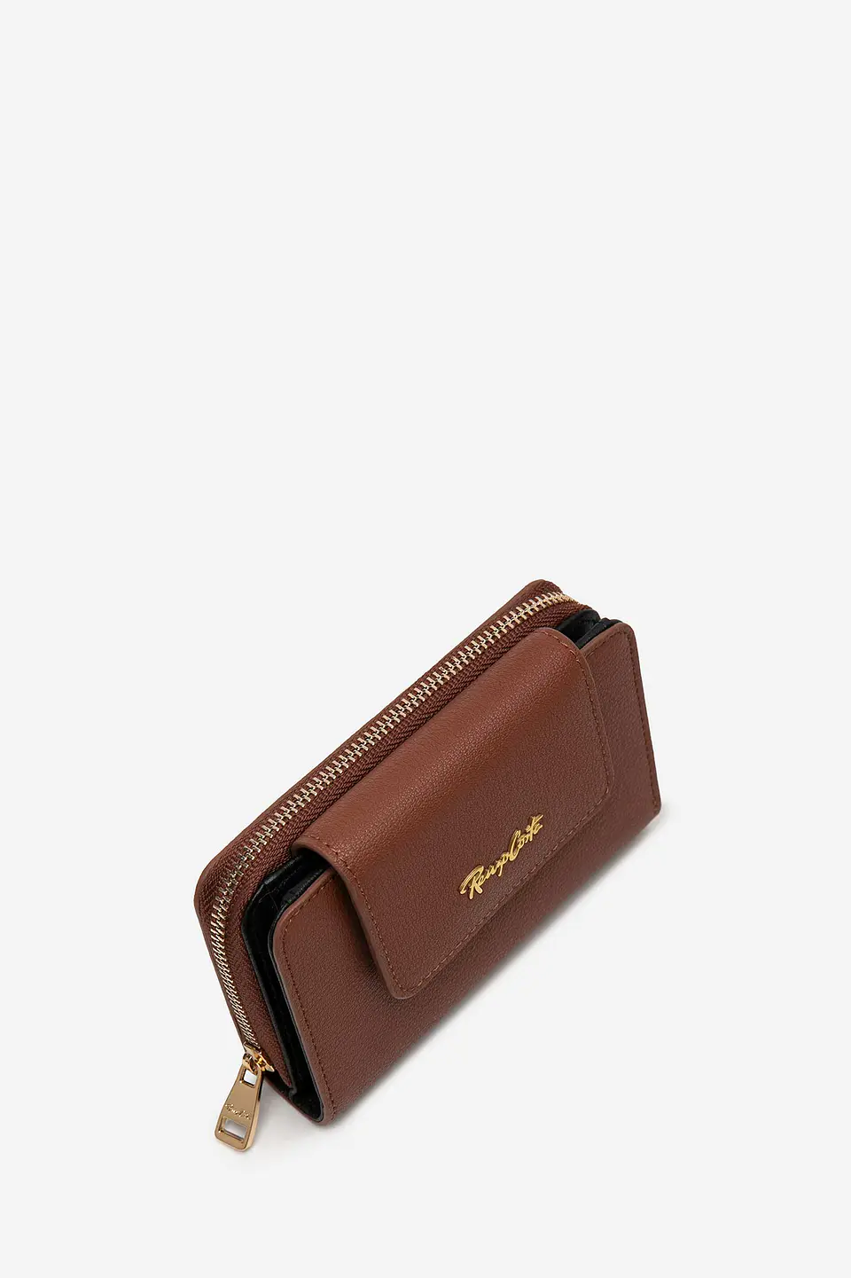 Billetera Cuero Zip Pocket 25