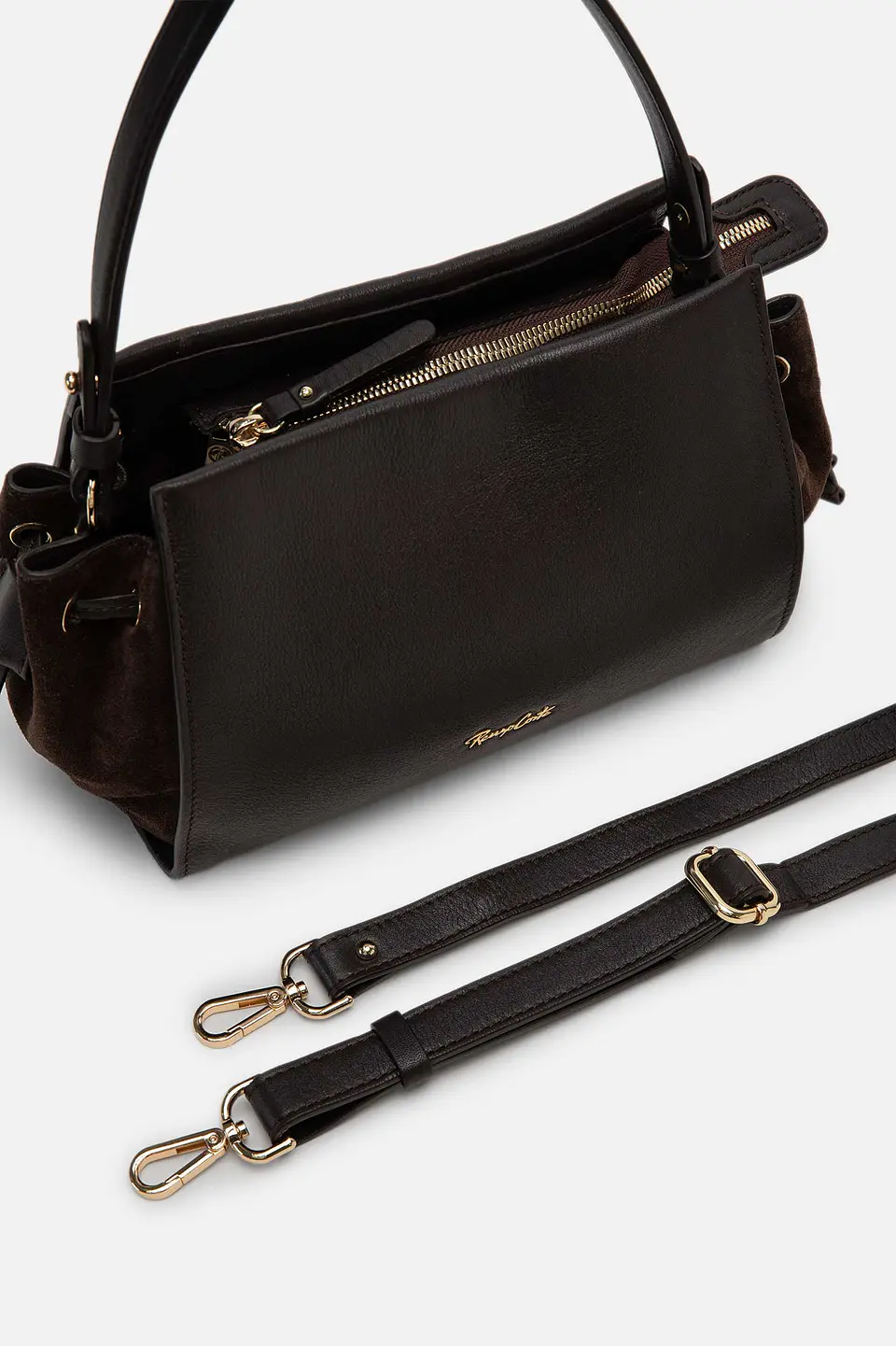 Cartera De Cuero Suede Muse 14