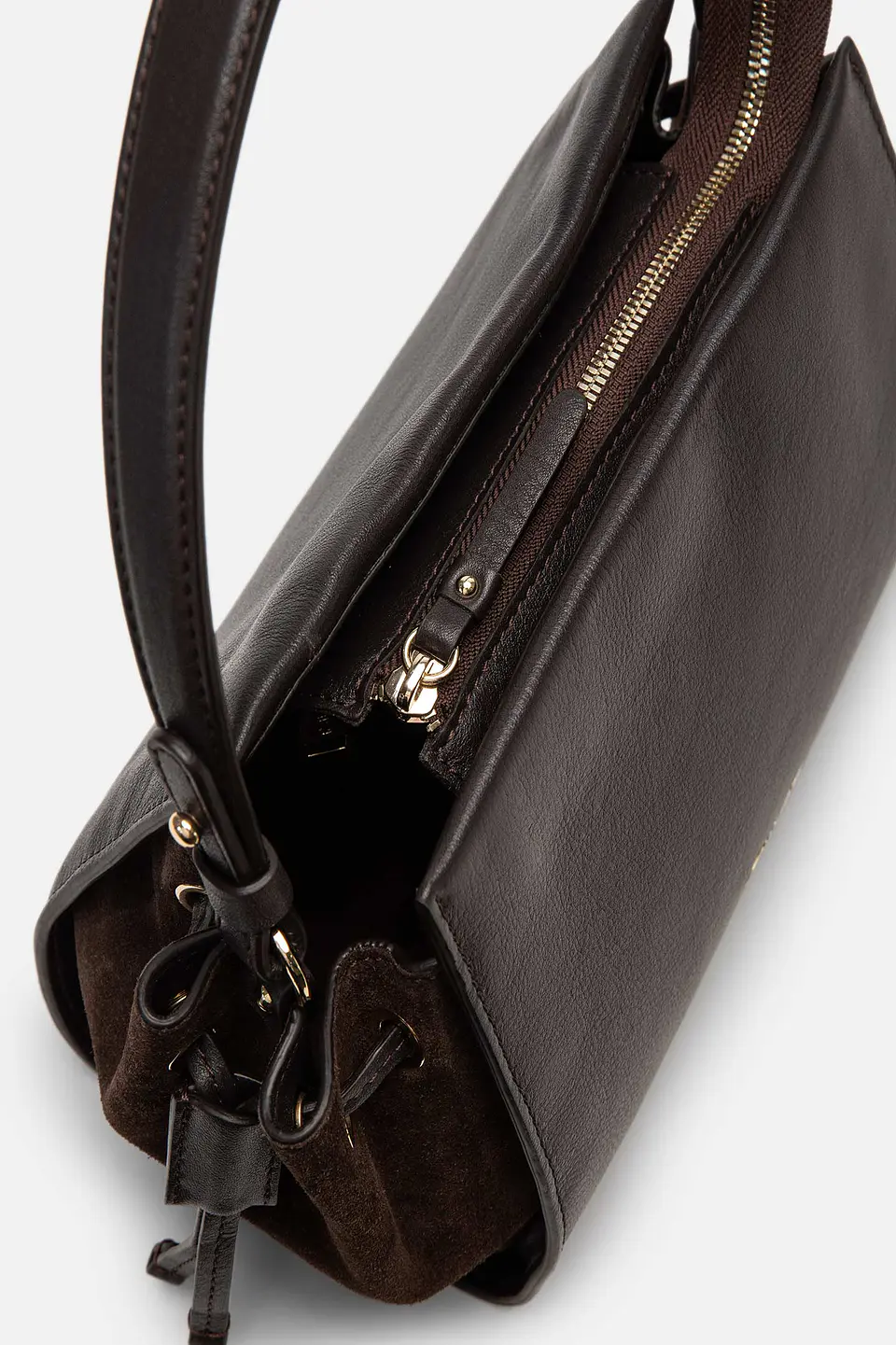 Cartera De Cuero Suede Muse 20