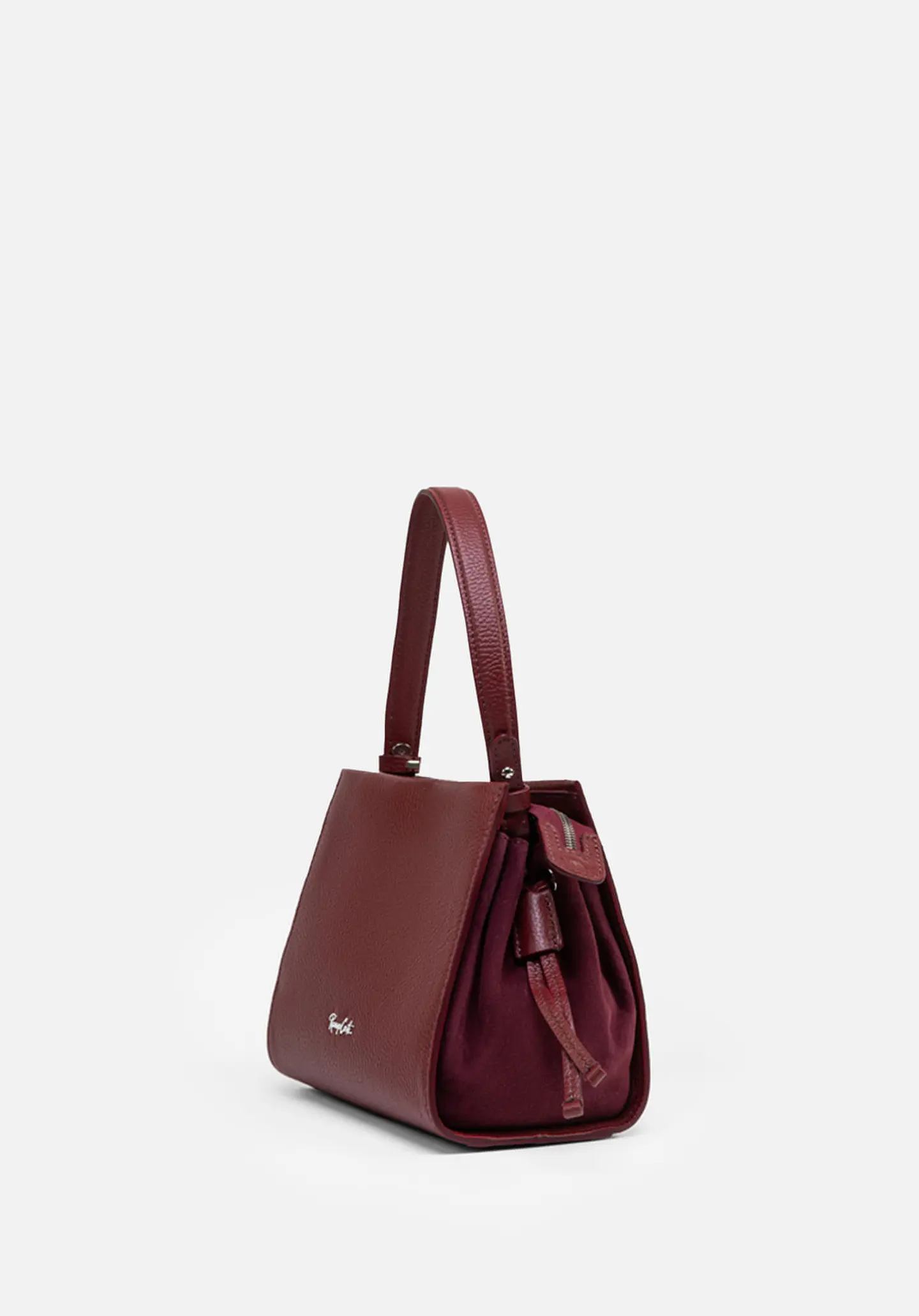 Cartera De Cuero Suede Muse 25
