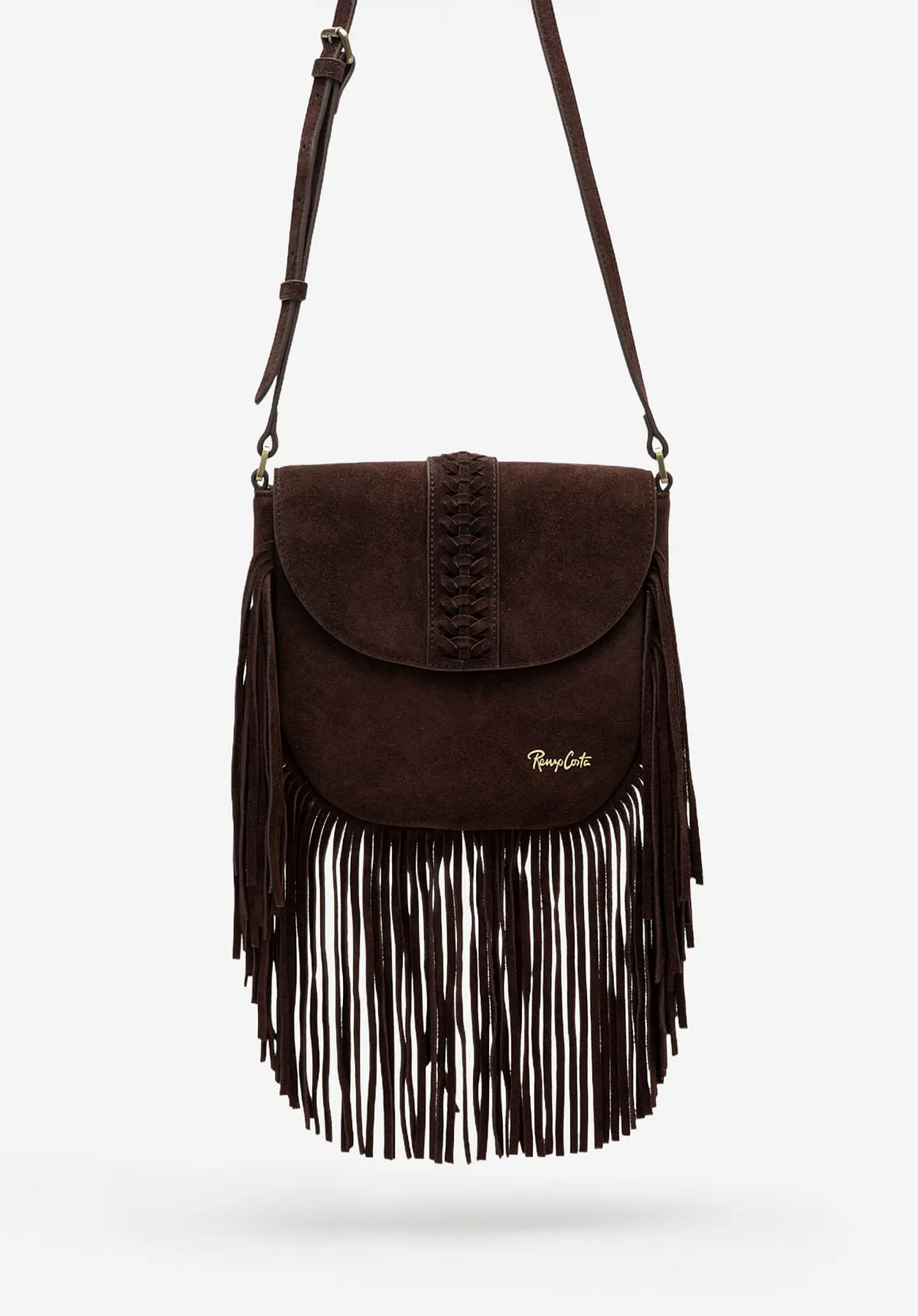 Bandolera De Gamuza Flecos Boho 3