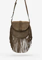 Bandolera De Gamuza Flecos Boho - Miniatura 5