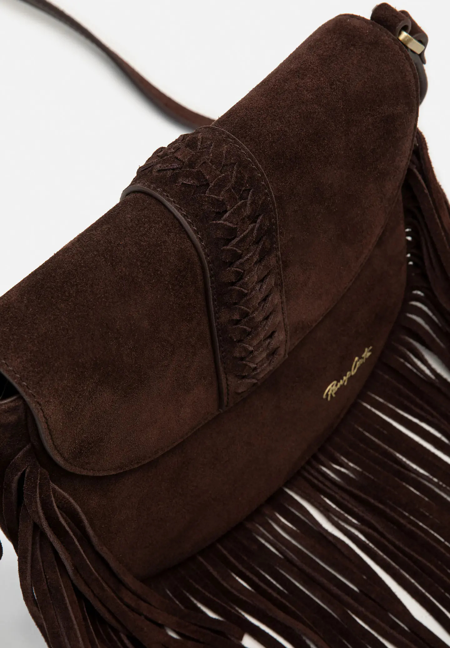 Bandolera De Gamuza Flecos Boho 9