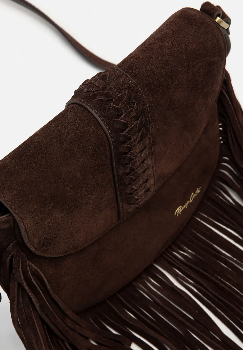 Bandolera De Gamuza Flecos Boho 9