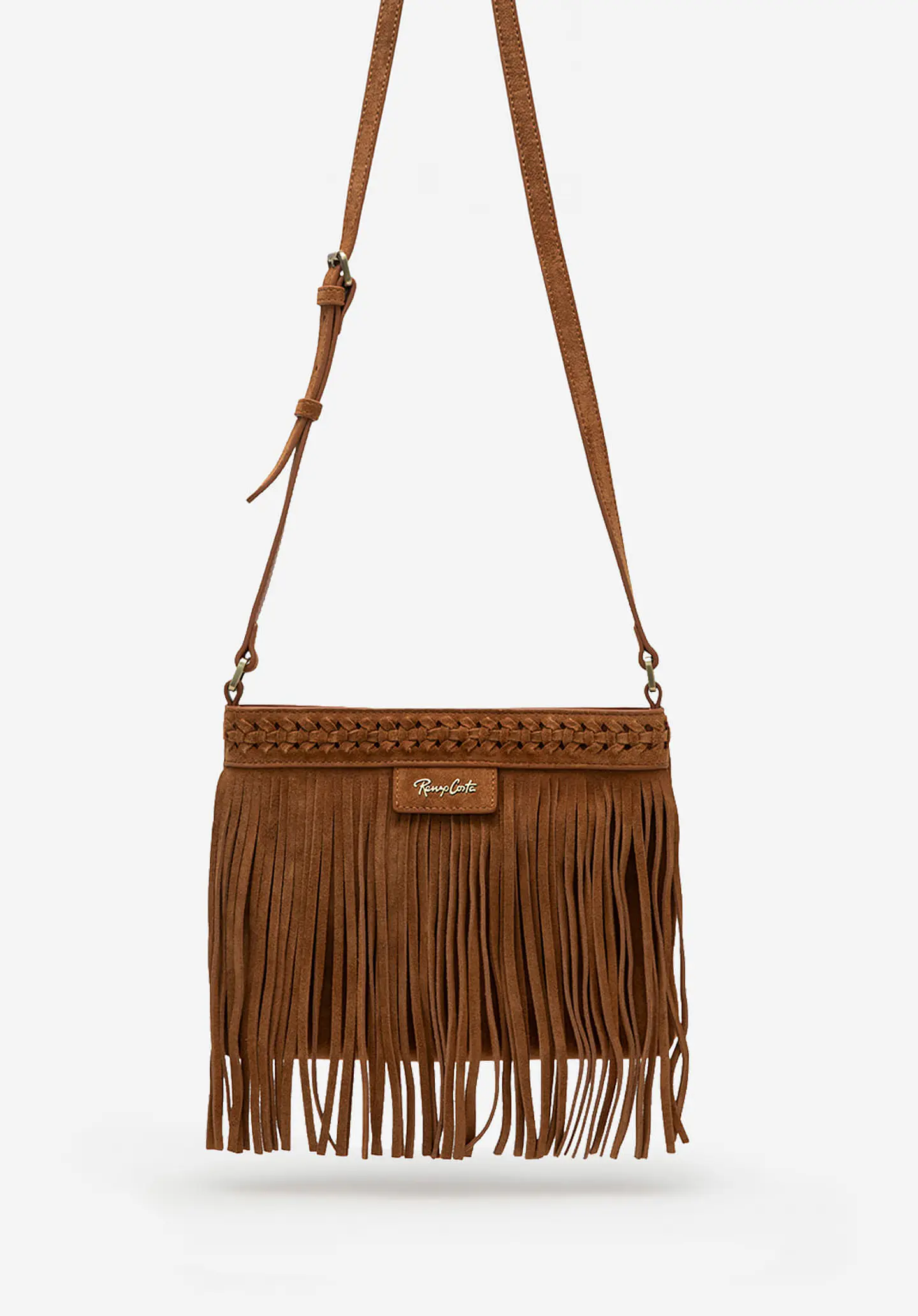 Morral De Gamuza Flecos Boho 5