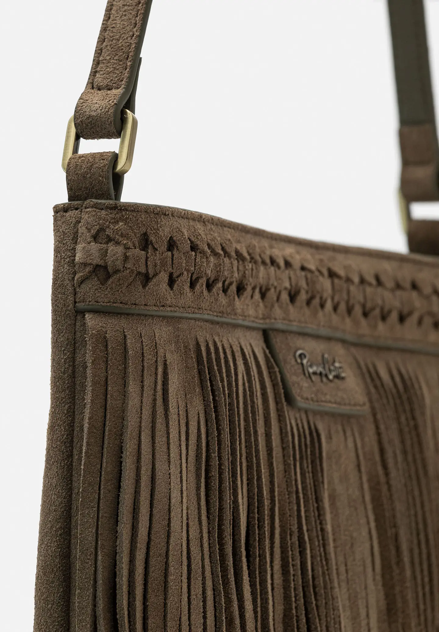 Morral De Gamuza Flecos Boho 7