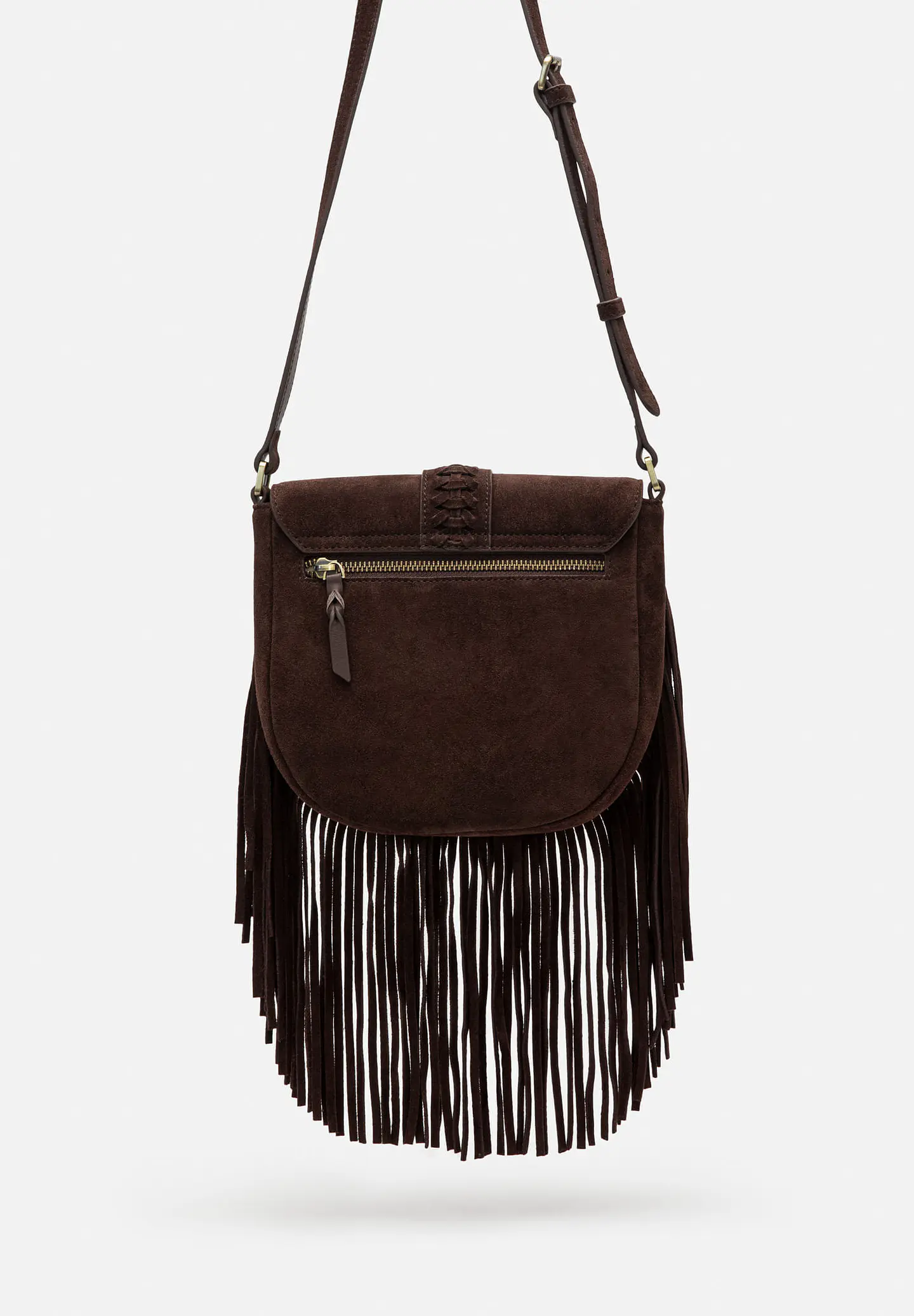 Bandolera De Gamuza Flecos Boho 20