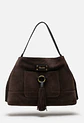 Cartera De Gamuza Flecos Tote - Miniatura 6