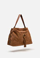 Cartera De Gamuza Flecos Tote - Miniatura 11