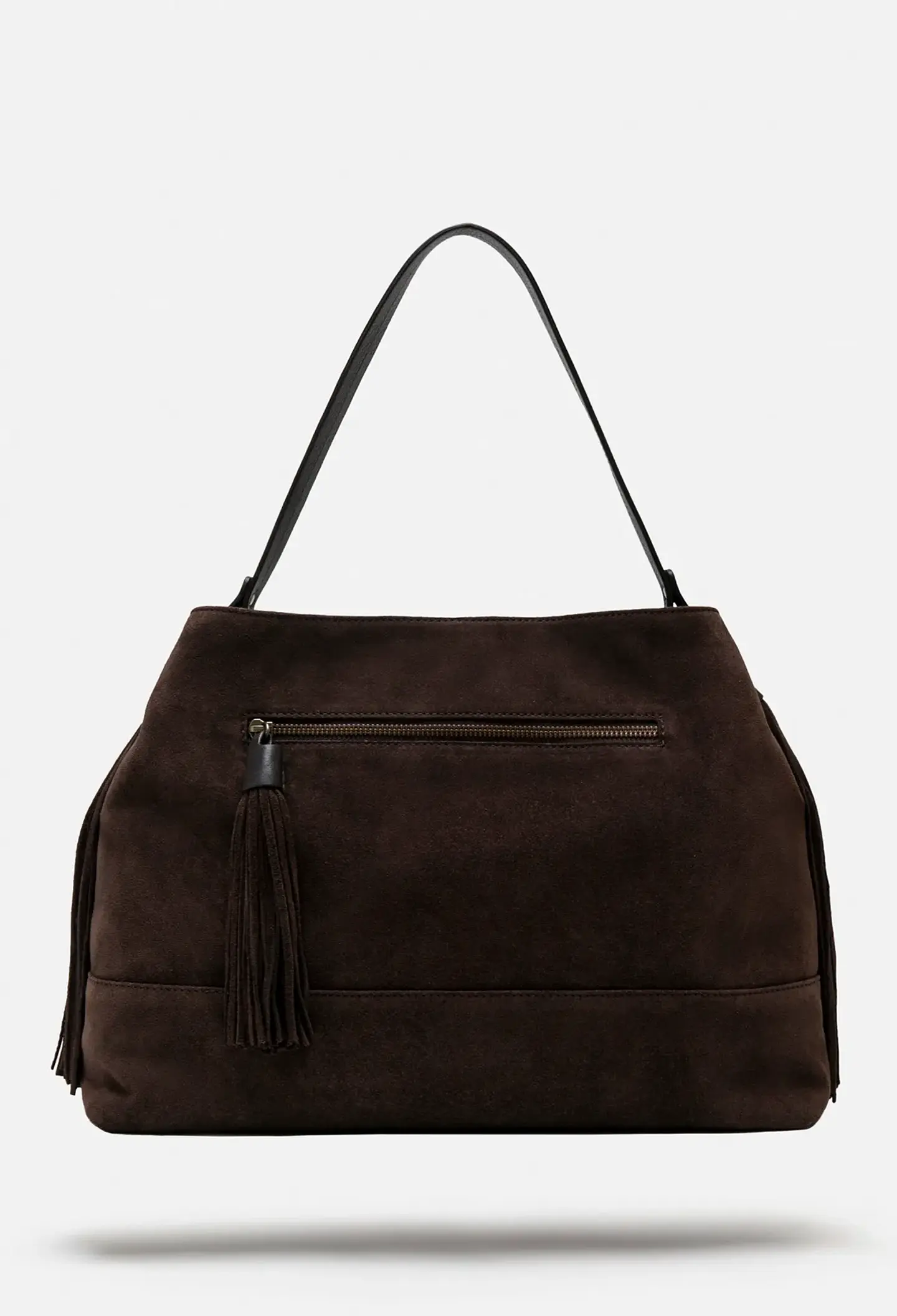 Cartera De Gamuza Flecos Tote 15