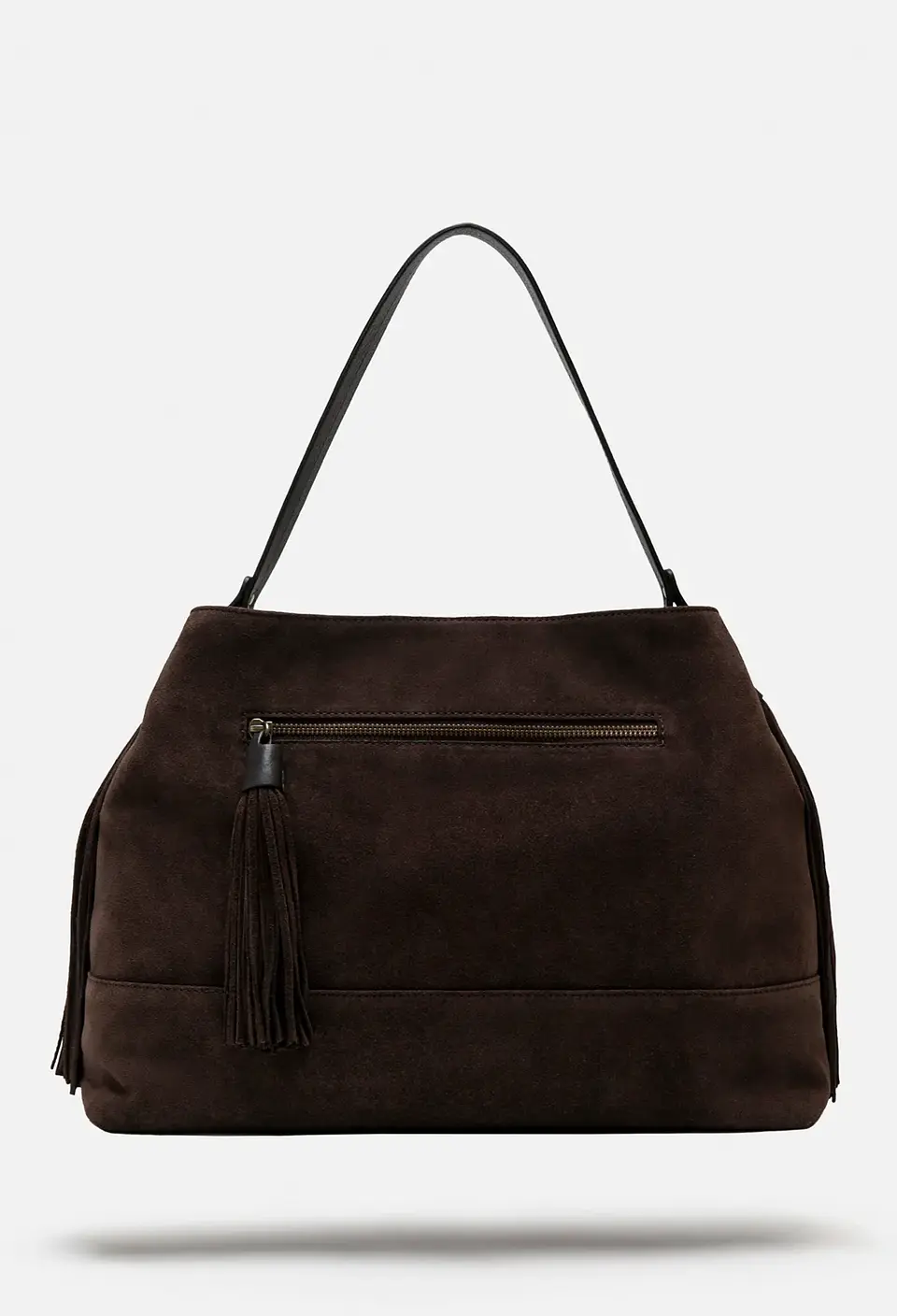 Cartera De Gamuza Flecos Tote 15