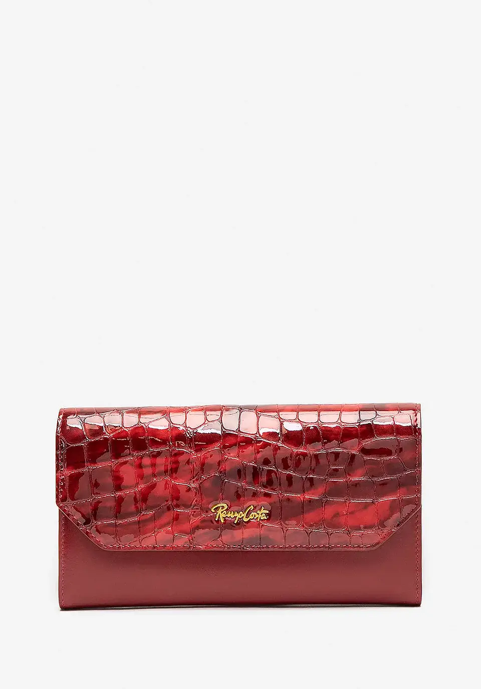 Billetera Cuero Croco Glow 13