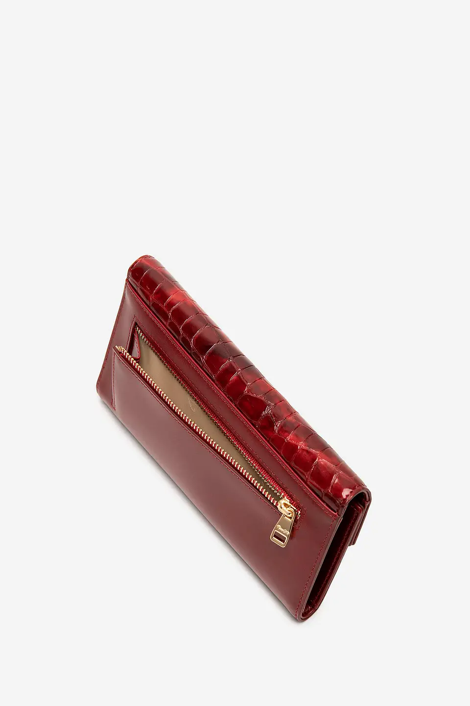 Billetera Cuero Croco Glow 15