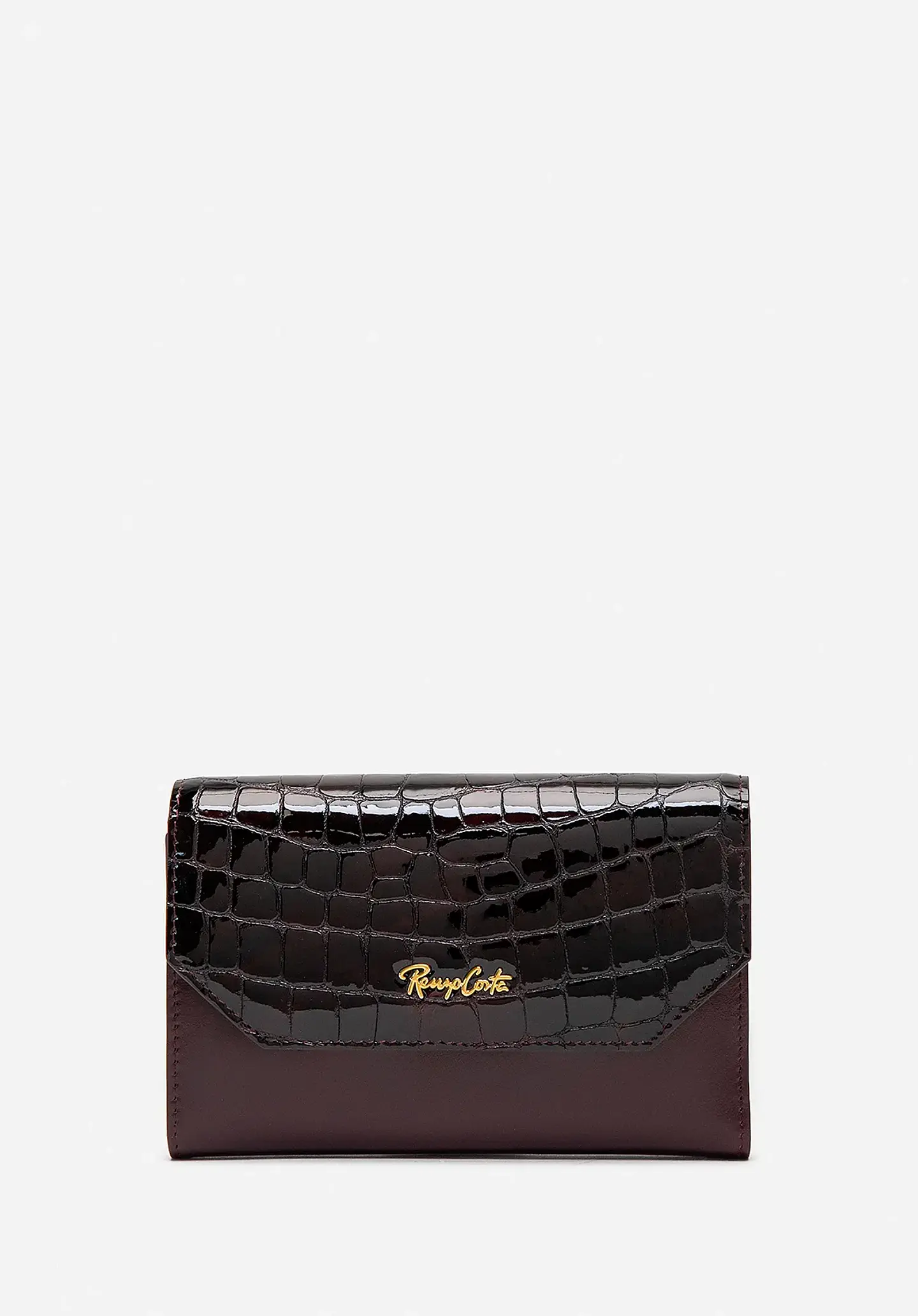 Billetera Cuero Croco Glow Midi 1