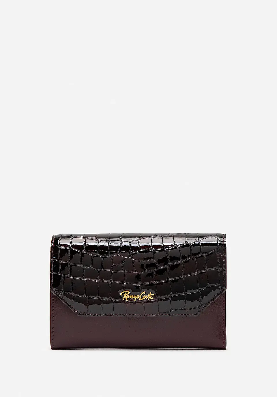 Billetera Cuero Croco Glow Midi 1