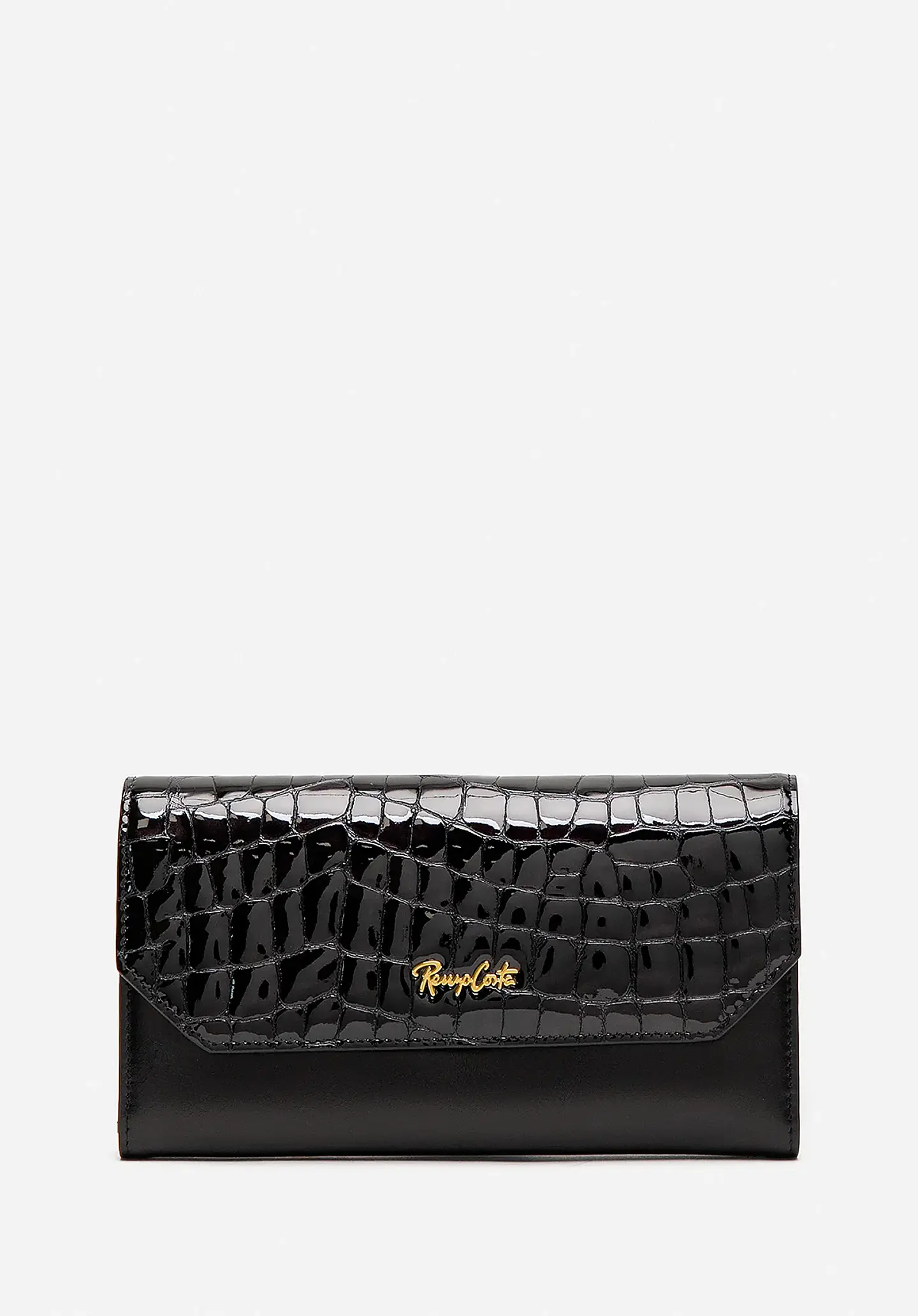 Billetera Cuero Croco Glow 21