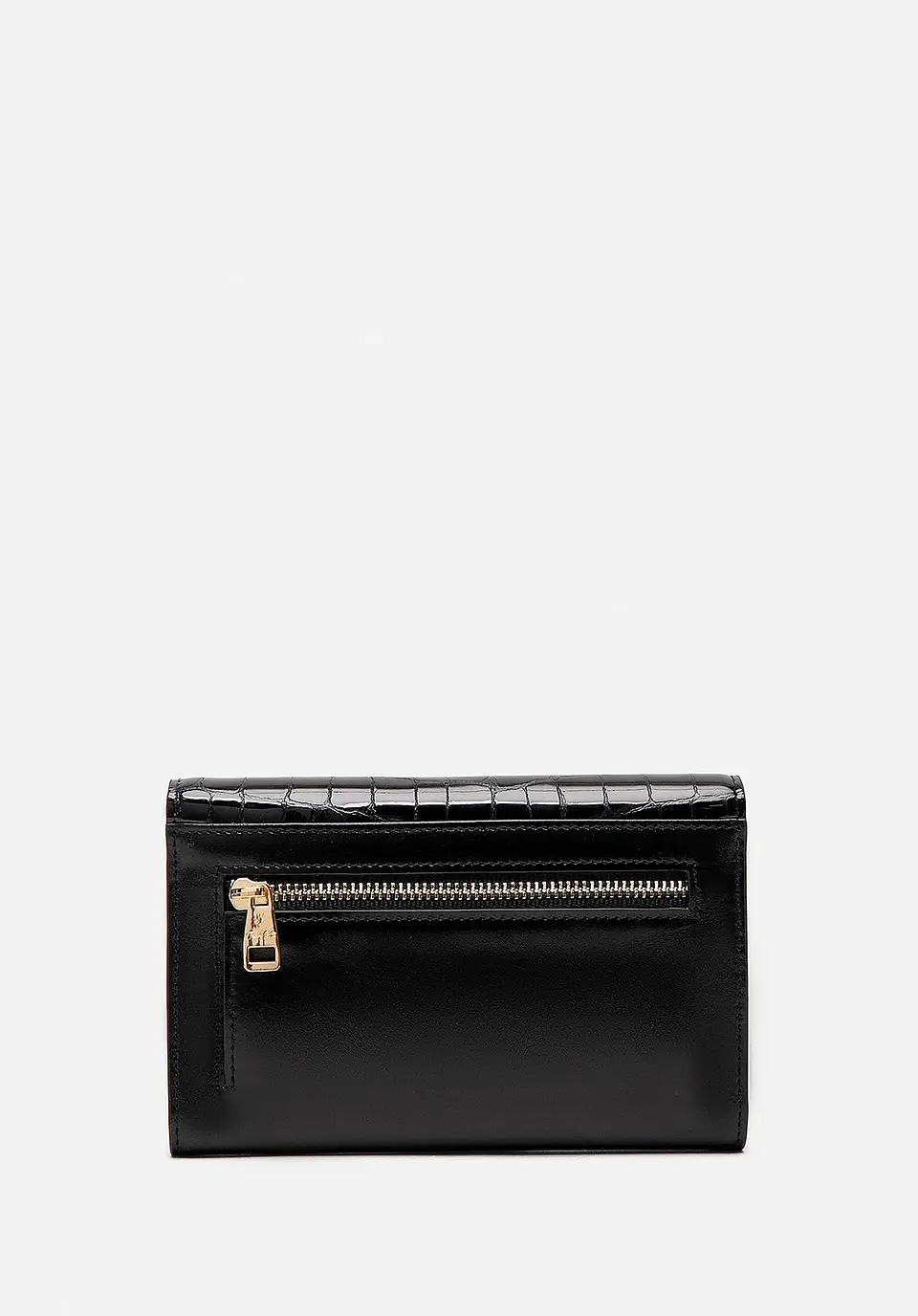 Billetera Cuero Croco Glow Midi 12