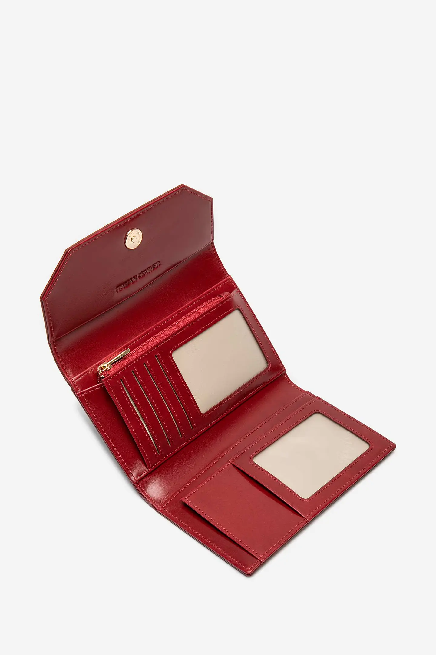 Billetera Cuero Croco Glow Midi 16
