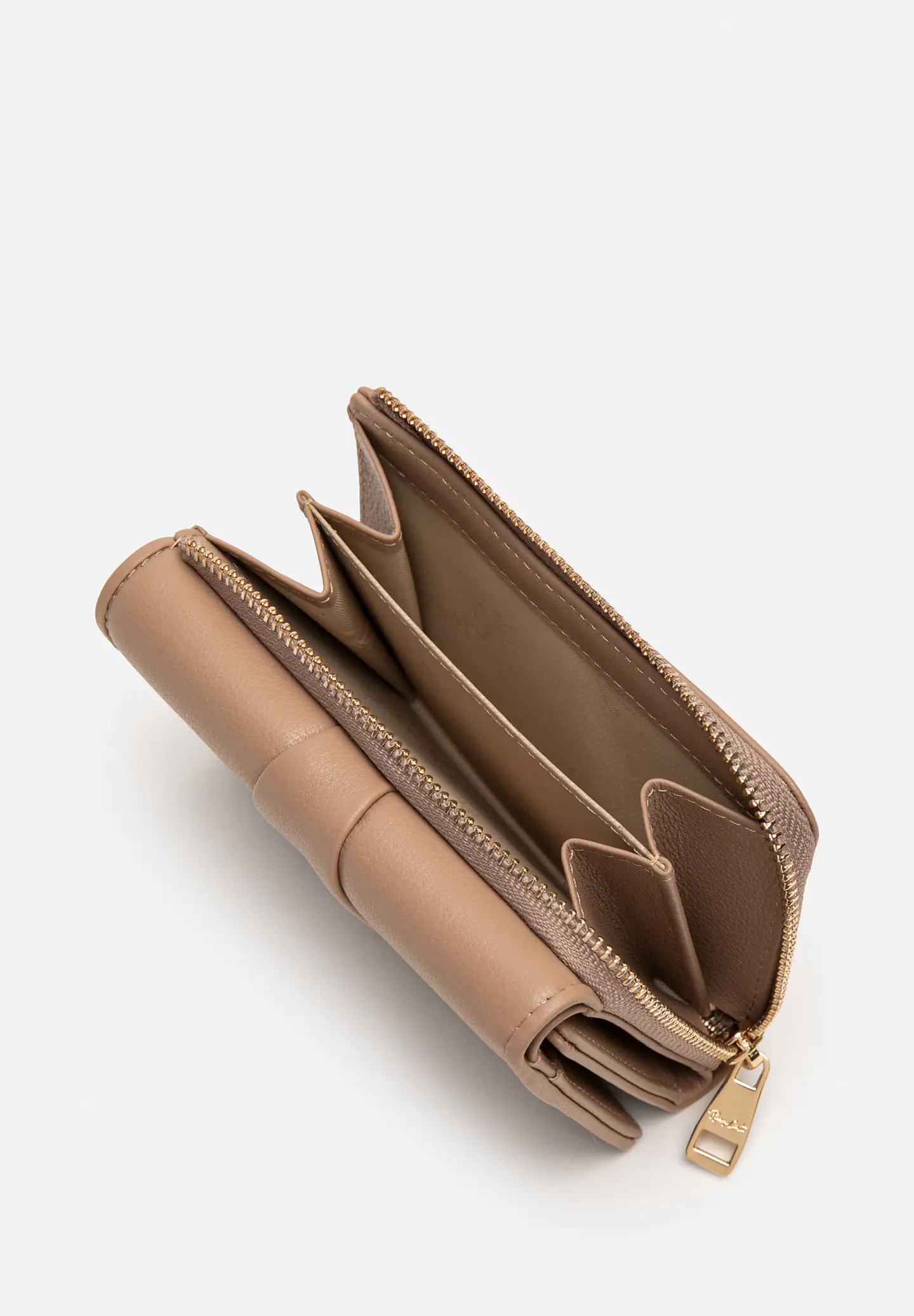 Billetera Cuero Plissé Mini 7
