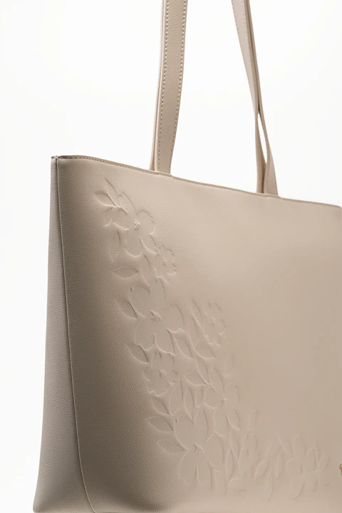 Cartera Cuero Tote Petalia