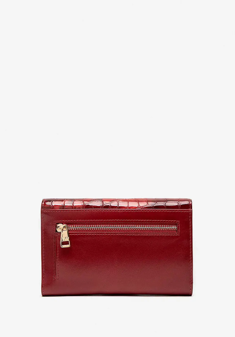 Billetera Cuero Croco Glow Midi 22