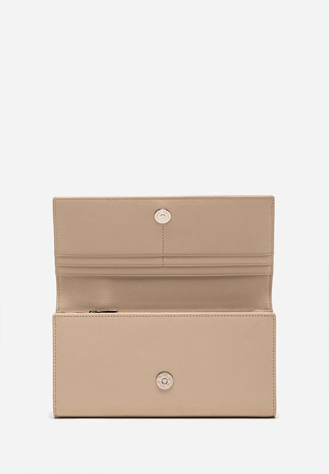 Billetera Cuero Drape Maxi